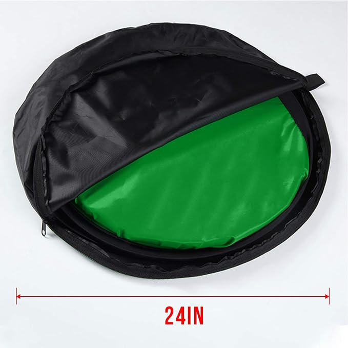 Koopro 5’×7’ Collapsible Twist Background Double-Sided Pop Up Flex Backdrops Chroma Blue & Green Portrait Screen Professional Video Photography and Television Studio Props with Carrying Case