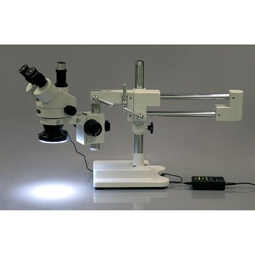 AmScope LED-64A 64 LED Lighting-Direction-Adjustable Microscope Ring Light + Adapter