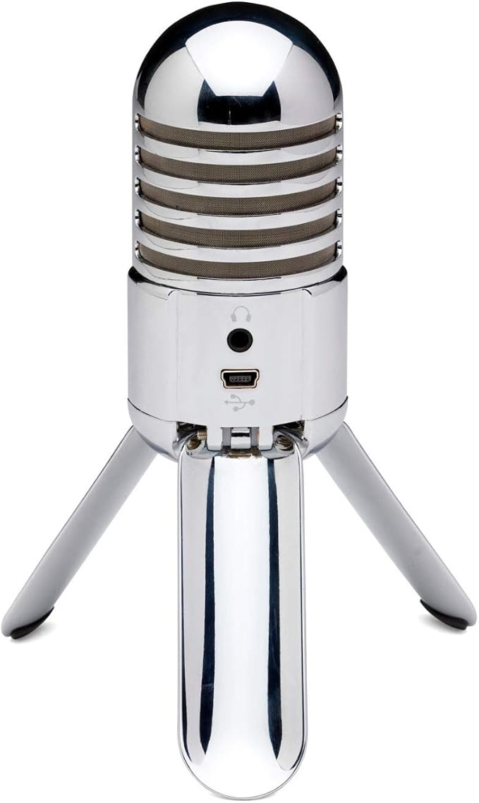 Samson Meteor Mic USB Condenser Podcasting Podcast Recording Desktop Microphone