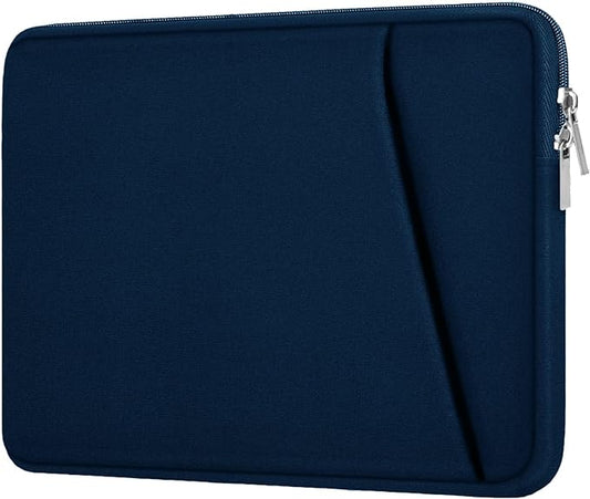 15.6 inch Laptop case, Durable Briefcase Shockproof Protective Sleeve, Handbags Portable Laptop Bag for 15.6 inch HP Dell Asus Lenovo Notebook Computer Cover with Front Pocket, Blue