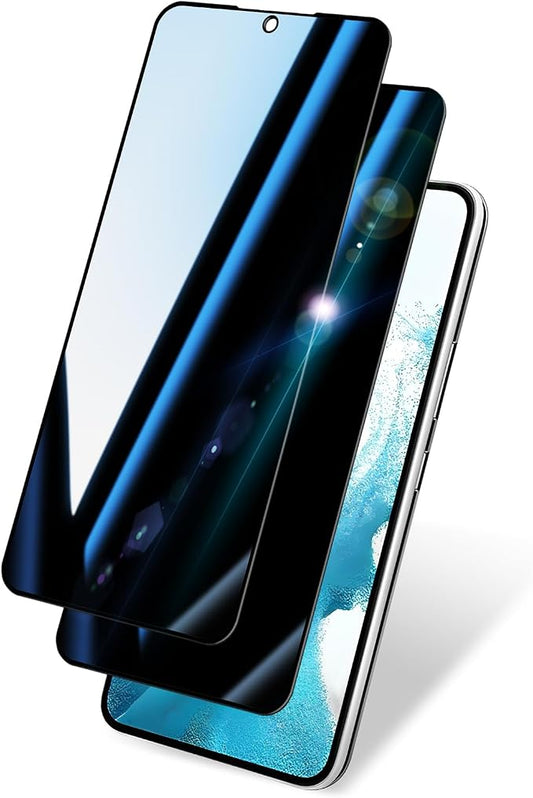 2 Pack Privacy Screen Protector for Samsung Galaxy S22 Plus/S22+|Anti-Spy Tempered Glass, Anti-Scratch, 9H Hardness & Easy Installation