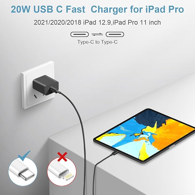 3FT iPhone 17 16 15 Charger Fast Charging USB C Charger Block Type C Chagrer Fast Charging 2-Pack for iPhone 17/17 Plus/17 Pro/17 Pro Max/iPhone 16/16 Plus/16 Pro/16 Pro Max/15 Pro Max/Samsung(Black)