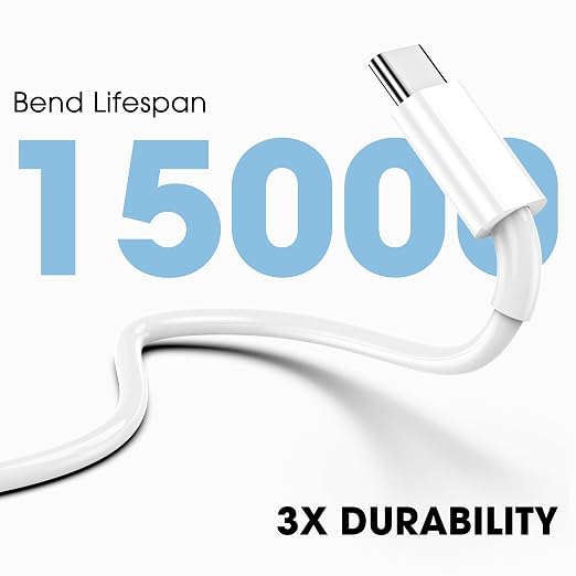 Apple USB C to USB C Charging Cable, 2Pack [3FT+6FT] USBC Fast Charger Cord, 60W Type-C to Type-C Cable for iPhone 17/16 Pro Max Plus, iPhone 17 Air, iPad Air/Pro
