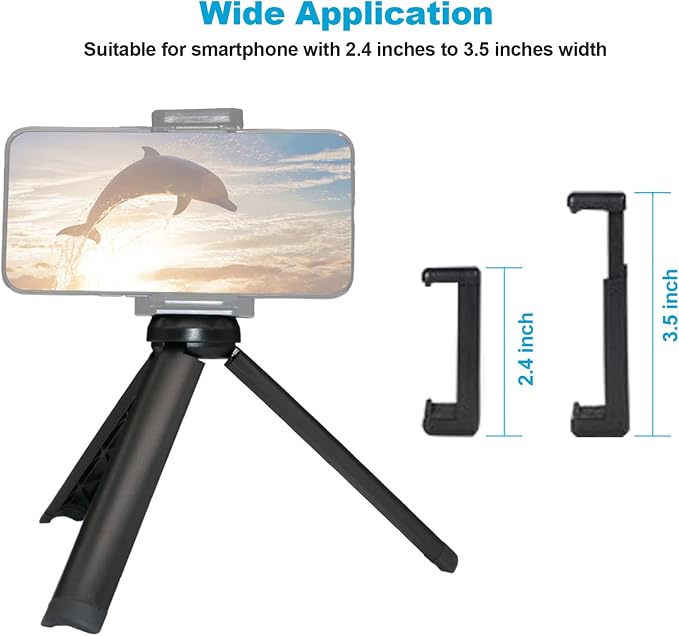 NexiGo Lightweight Mini Tripod for Camera/Phone/Webcam, Extendable Stand, for NexiGo Logitech Webcam C920 C922 C925e C922x C930e C930 C615 Brio and Other Lightweight Devices with 1/4" Thread