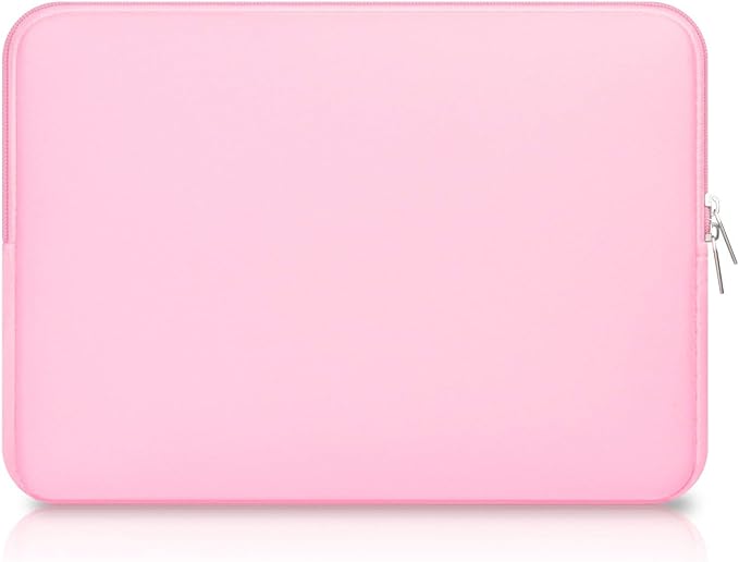 CCPK Laptop Sleeve 15.6" for MacBook Pro 16 inch Mac Air 15 inch M4 M3 Compatible with Hp Lenovo Dell Acer Computer Laptop Bag Sleeve Carrying Case Cover Protective Skin 15.6-16 inch Accessories, Pink