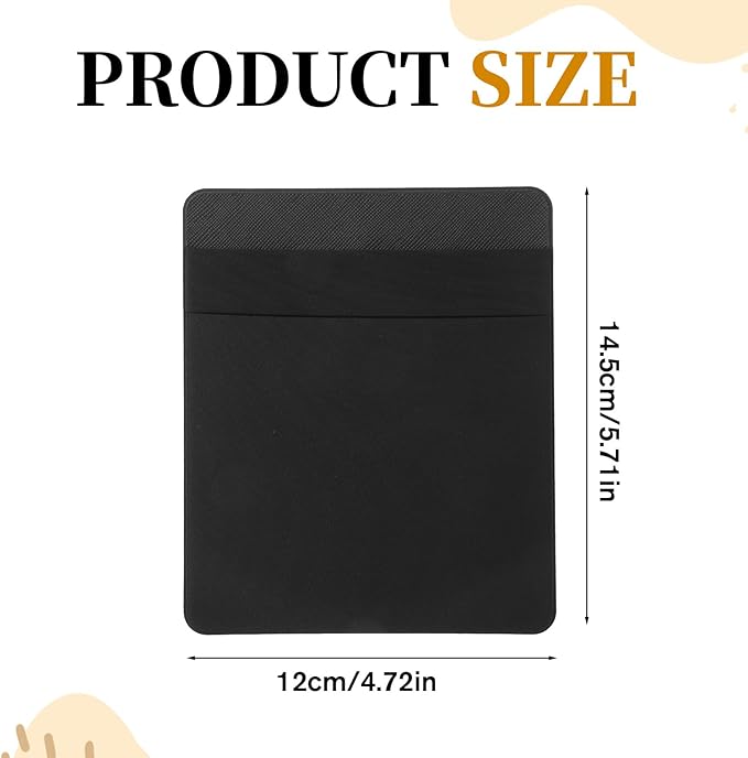 Portable Hard Drive Sleeve for Laptop, 2-Pocket Mouse Holder for Laptop External Hard Drive Sleeve Mouse Pocket for Laptops SSD Holder for Laptops Compatible with External 2.5" HDD