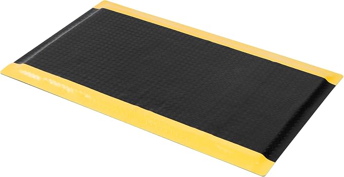 Anti Fatigue Mats Industrial 3' x 5' 15/16" Thick Ergonomic Standing Mat Commercial Kitchen Mat Heavy Duty Diamond Plate Shop Floor Mats Helps Relieve Back and Leg Soreness