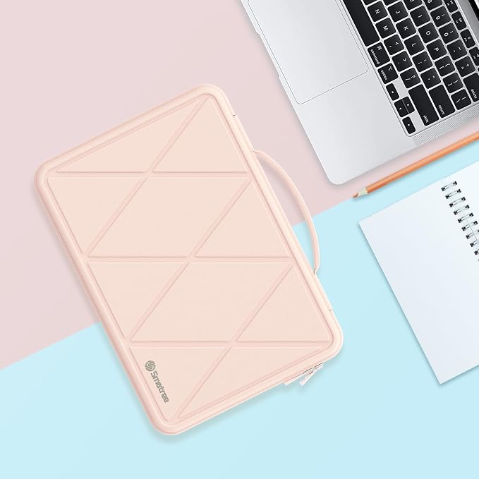 Smatree Hard EVA Protective Sleeve Case Compatible for 13.3 inch ASUS ProArt PZ13 (HT5306) Copilot +PC, for 11.6 inch ASUS Chromebook CX1 (CX1101), Laptop Notebook Bag, Pink (X8017TP)