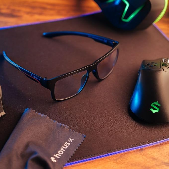 Horus X - Kids Blue Light Blocking Glasses | Computer glasses for boys and girls | Clear