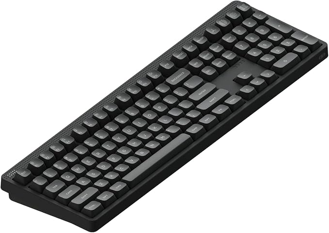 NuPhy Node100 Wireless Mechanical Keyboard, Hot Swappable Custom Bluetooth Keyboard, 109 Keys Computer Gaming Keyboards, Supports Touch Gestures, PBT Keycaps, RGB Backlit, Bluetooth/2.4GHz/USB-C