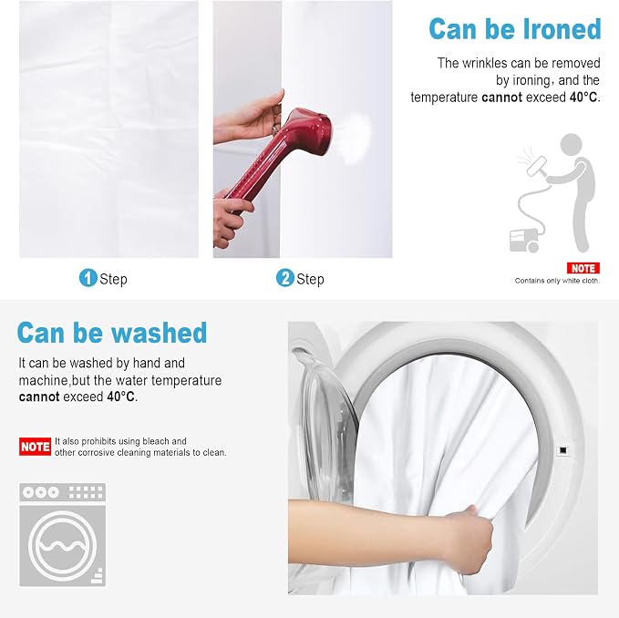 White Backdrop for Photoshoot, Professional Photo Backdrop Background Curtain for Product Photography, Portraits, Wedding, Party, Live Streaming Video Recording 5X7 FT