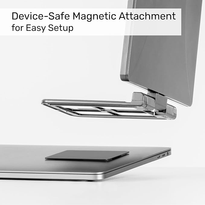SideTrak Swivel 14" Patented Attachable Portable Monitor for Laptop | FHD TFT Laptop Dual Screen | Mac, PC & Chrome Compatible | Fits All Laptops | Powered by USB-C® or Mini HDMI (Light Silver)