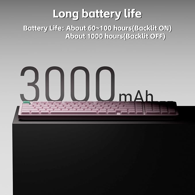 NuPhy Node100 Wireless Mechanical Keyboard, Hot Swappable Custom Low Profile Keyboard, 103 Keys Computer Gaming Keyboards, Supports Touch Gestures, PBT Keycaps, RGB Backlit, Bluetooth/2.4GHz/USB-C
