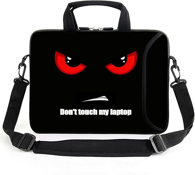 15" laptop sleeve laptop bag chromebook case adjustable shoulder strap with handle accessory pocket for men women (RYD-15-12)
