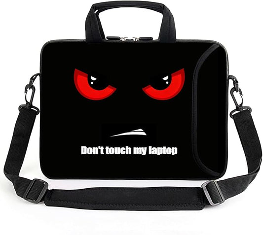 15" laptop sleeve laptop bag chromebook case adjustable shoulder strap with handle accessory pocket for men women (RYD-15-12)
