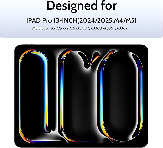 Peslv 2 Pack Magnetic Paperfilm for iPad Pro 13 Inch M4/M5 [2024/2025 7th/8th Gen], Feel Like Writing Drawing On Paper, Matte Removable Anti Glare Fingerprint Screen Protector Blue Light Filter