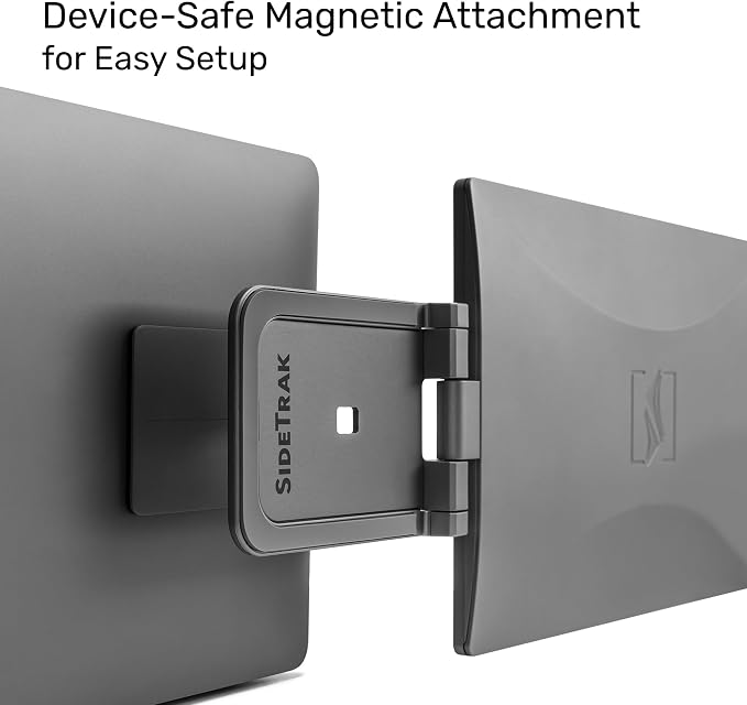 SideTrak Swivel 14" Portable Monitor for Laptop, Screen Extender with Patented Swivel Hinge, Attachable Travel Monitor, Dual Screen FHD Display, USB-C® & HDMI, (Dark Gray)