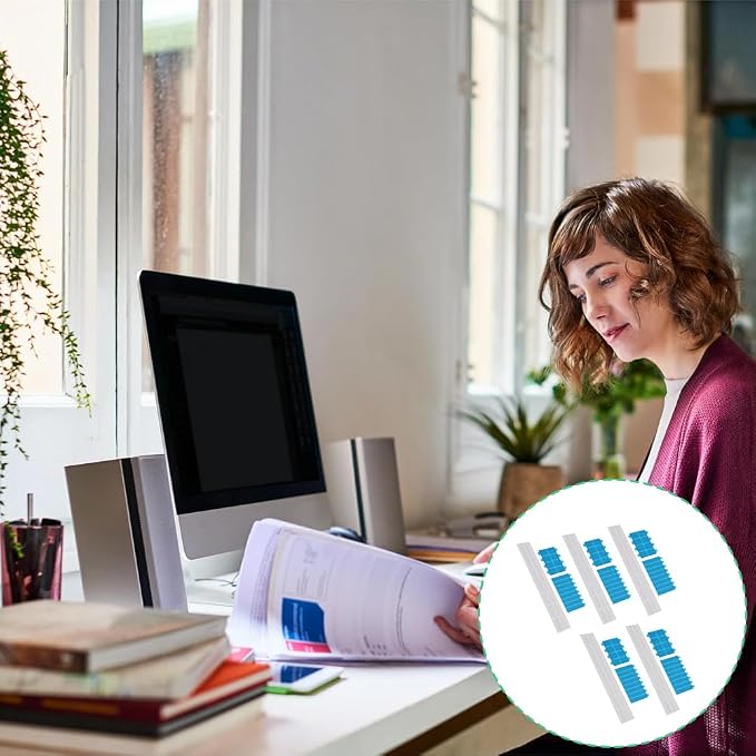 Adhesive Strip for Laptop,Privacy Secure Mounting Tape Privacy Screen Filter Sticky Laptop Tablet Mobile Device Prevents Visual Hacking Tabs Filters Work Travel Office Public