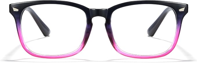 Cyxus Blue Light Glasses Men Women Reduce Eye Strain UV Blocking for Office Work Computer Screen 8082