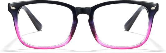 Cyxus Blue Light Glasses Men Women Reduce Eye Strain UV Blocking for Office Work Computer Screen 8082