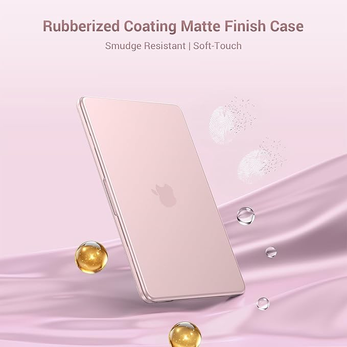 MOSISO Compatible with MacBook Neo Case 13 inch 2026 Release Model A3404 with A18 Pro Chip, 4 in 1 Kit Precision Fit Crack & Scratch Resistant Protective Hard Shell Case Cover, Blush