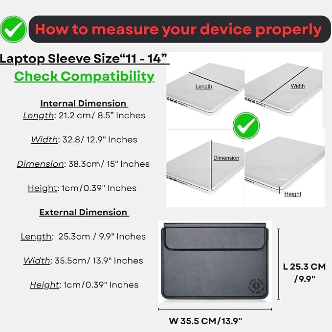 Blue Laptop Cover 11-13.3 Inch ONLY Surface Pro 7 8 9 10 X Laptop 3 4 5 MacBook Air Pro 13" Huawei MateBook 13 X Pro Dell XPS 13 HP Pavilion x360 Protective Case, Not for 14-16”