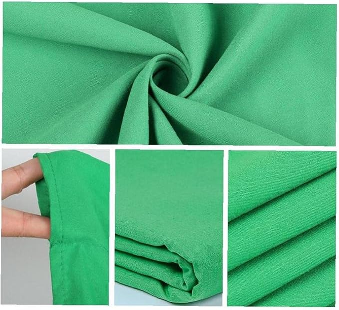 Green Screen, Portable Collapsible Green Background Screen Backdrop for Live Streaming Zoom Video Filming Photography