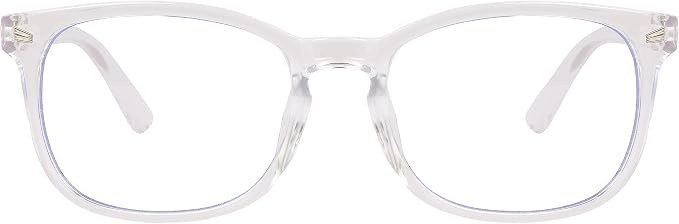 Blue Light Glasses for Woman Men | 99% Blue Light Blocking Glasses | Computer Glassess | Gaming | TV Phone Screen Reader Square Frame | Anti Eyestrain & UV Glare,1 Pack