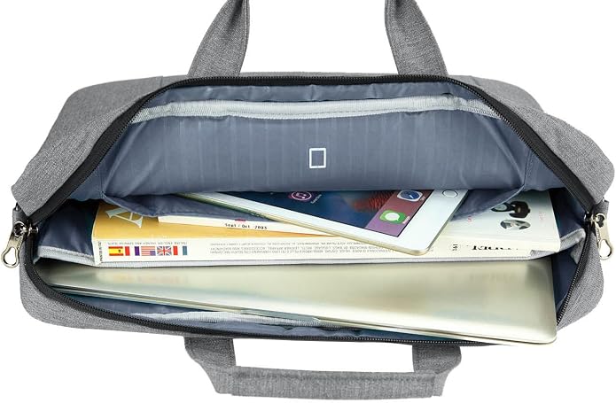 KROSER Laptop Bag 15.6 Inch Briefcase Shoulder Bag Water Repellent Laptop Bag Bussiness Carrying Handbag