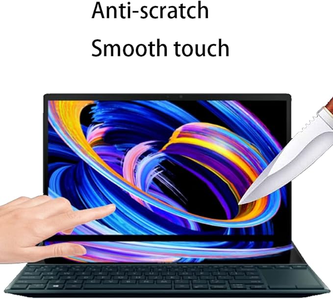 Privacy Screen Protector Designed for ASUS ZenBook Pro 14 Duo OLED UX8402 UX8402ZE UX8402ZA 14.5 inches Laptop Anti Spy Film Matte Anti Spy Film TPU Guard Protectors