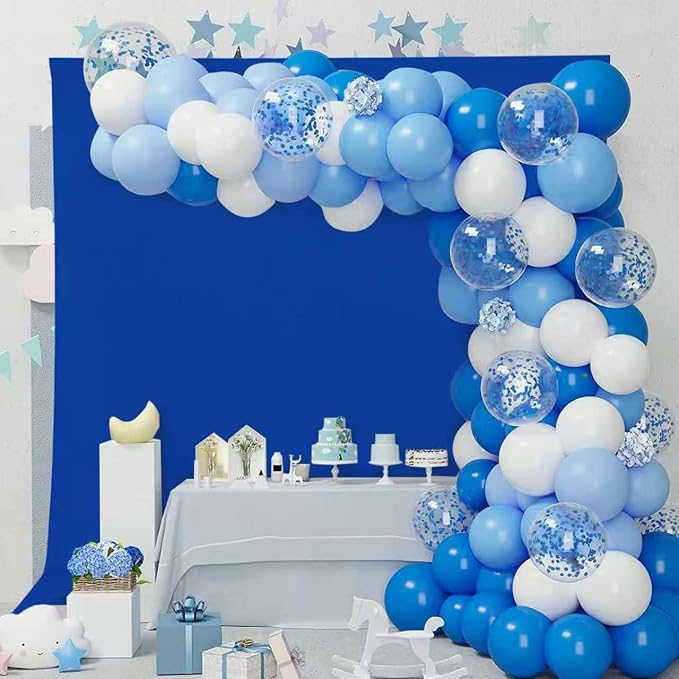 Sugargirl 10X10FT Royal Blue Backdrop Background for Photography, Photo Backdrop Royal Blue Screen Photo Booth Backdrop for Photoshoot Party Video(1 Panel)