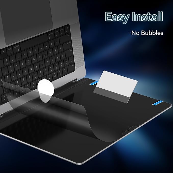 360° Privacy Screen for MacBook Air 15 Inch (2023-2026, M2 M3 M4 M5) - A2941 A3114 A3241 A3448, 4 Way Privacy Anti Glare Blue Light Filter Shield Film Anti Spy Laptop Protector for Mac 15.3In Computer