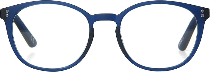Foster Grant Unisex Joey Anti-fog Blue Light Readers Round Reading Glasses