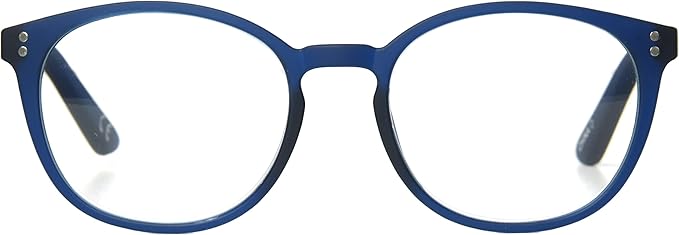 Foster Grant Unisex Joey Anti-fog Blue Light Readers Round Reading Glasses