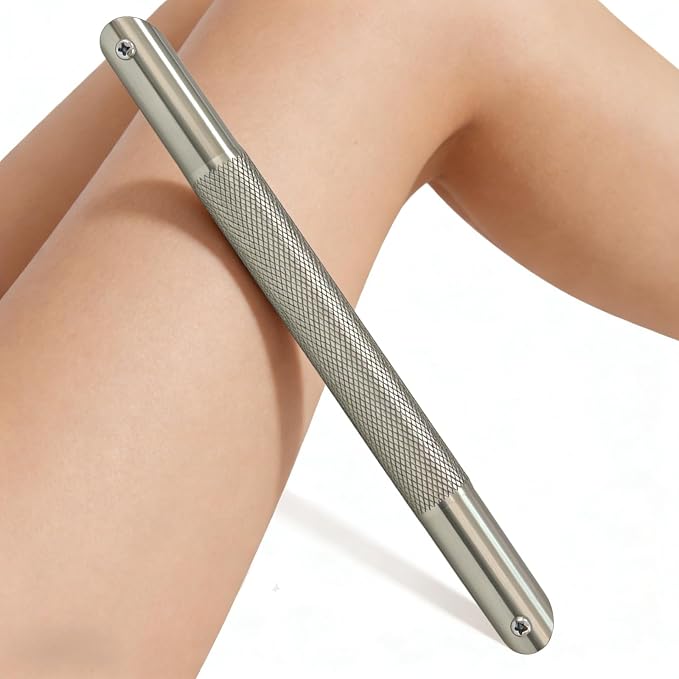 Shower Foot Rest Bar– Stainless Steel Shower Foot Rest for Shaving Legs with Non-Slip Grip, Space-Saving & disassembly Design for Bathroom– Brushed Nickel