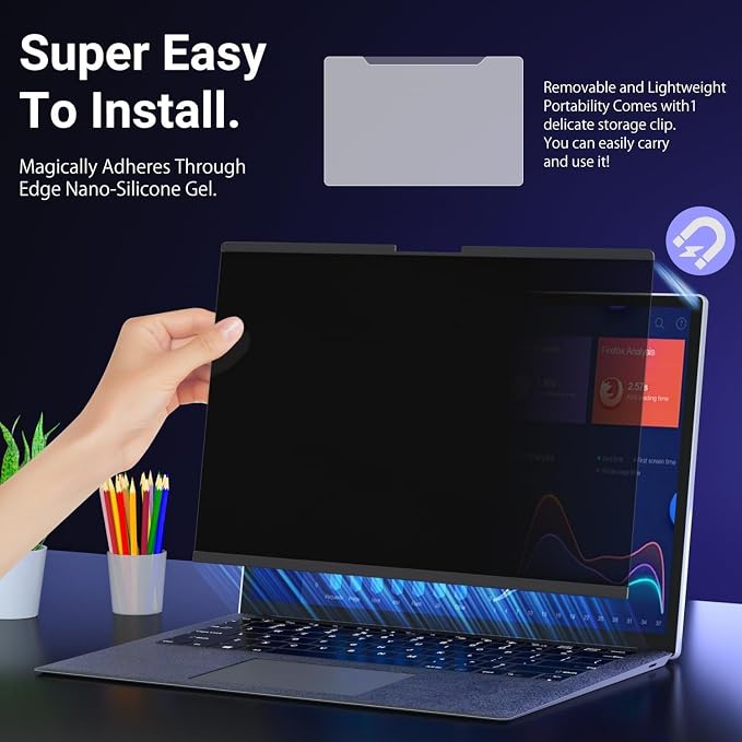 ZOEGAA Surface Pro Privacy Screen, Anti Blue Light Sliding Camera Cover, Compatible with Surface Pro 10/9/8/X