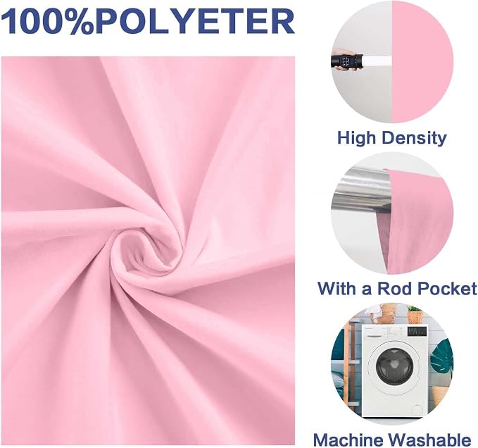 Photo Backdrop Pink Background Fabric Professional 5x7ft Seamless Design Eliminates Wrinkles Princess Theme Decoration Valentine's Day Romantic Setting