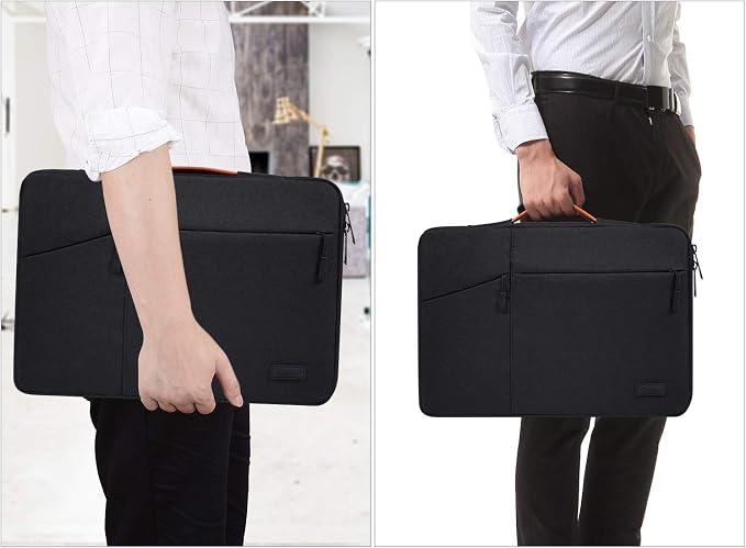 17.3 inch Laptop Case Briefcase Bag for HP 17 17.3 Laptop, HP Pavilion 17/ Envy 17T/ PROBOOK 17, Dell Inspiron 17, Lenovo Ideapad L340 17.3, Acer Aspire 17, ASUS VivoBook 17 Laptop Sleeve,Black