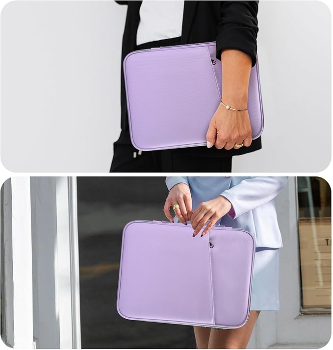 13 inch iPad Carrying Bag for 2026 2025 13 Inch iPad Pro M5/M4, iPad Air M4 M3 M2, Protective Sleeve Case, Fit with Apple Pencil or Smart Keyboard, Purple