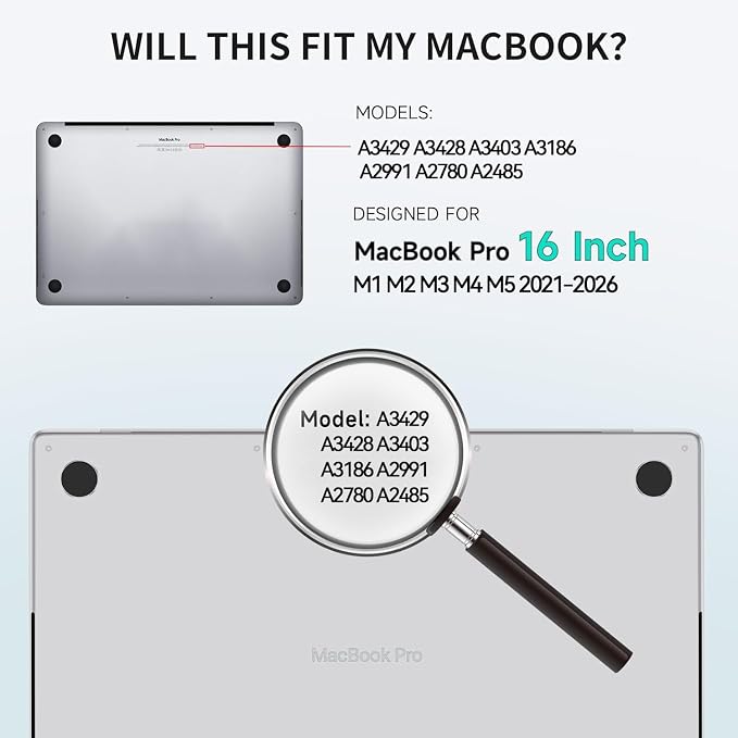 Magnetic Privacy Screen for MacBook Pro 16 Inch (2021-2026, M1, M2, M3, M4 ，M5),Removable Anti Glare Blue Light Filter for Mac 16.2In Laptop Privacy Filter Shield Protector