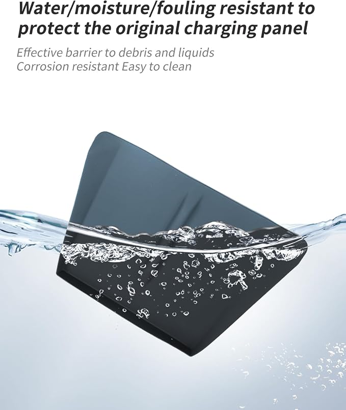 Wireless Charging Mat, Center Console Wireless Charger Silicone Protective Pad Compatible with Tesla Model X/S(2022-2025)