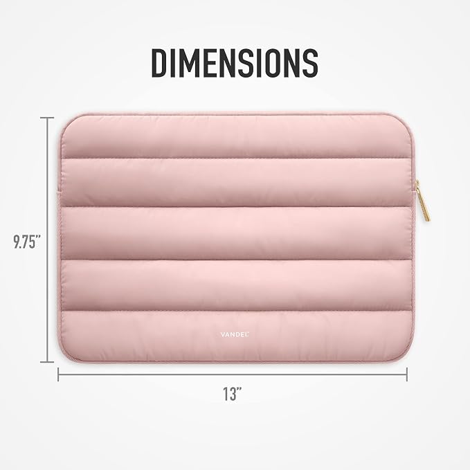 Vandel The Original Puffy Laptop Sleeve Case, 13-14 inch Laptop Sleeve Bag Case 13.3 Inch, Compatible with MacBook Air 13, Pro 14/13 iPad Pro 12.9, HP Dell ASUS, Computer Bag Cover