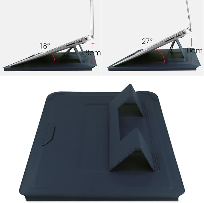 HoYiXi 13 Inch Laptop Sleeve Case Bag Compatible with MacBook Neo 2026/MacBook Air 13 M1 M2 2022-2018/MacBook Pro 13 M2 2022-2016/Surface Pro 8 2021/Surface Go 3 13-13.6'' Dell HP ASUS Acer PC, Navy