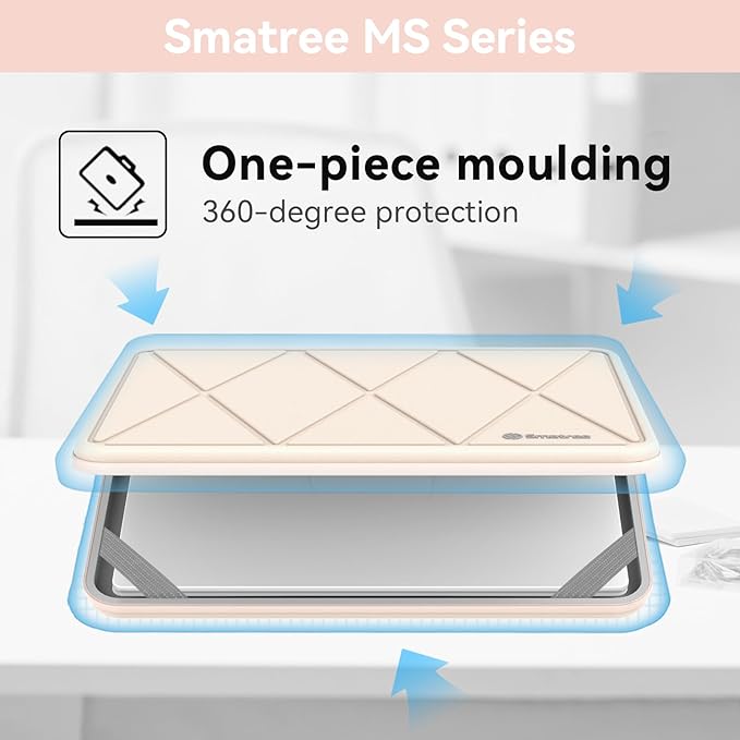 Smatree MS35TW Hard Protective 13 inch Laptop Sleeve Case Compatible for Lenovo ThinkPad X13, for HP Elite x360 830/EliteBook, for DELL Pro 13 Plus pb13250, for Apple MacBook 2025/2024,White
