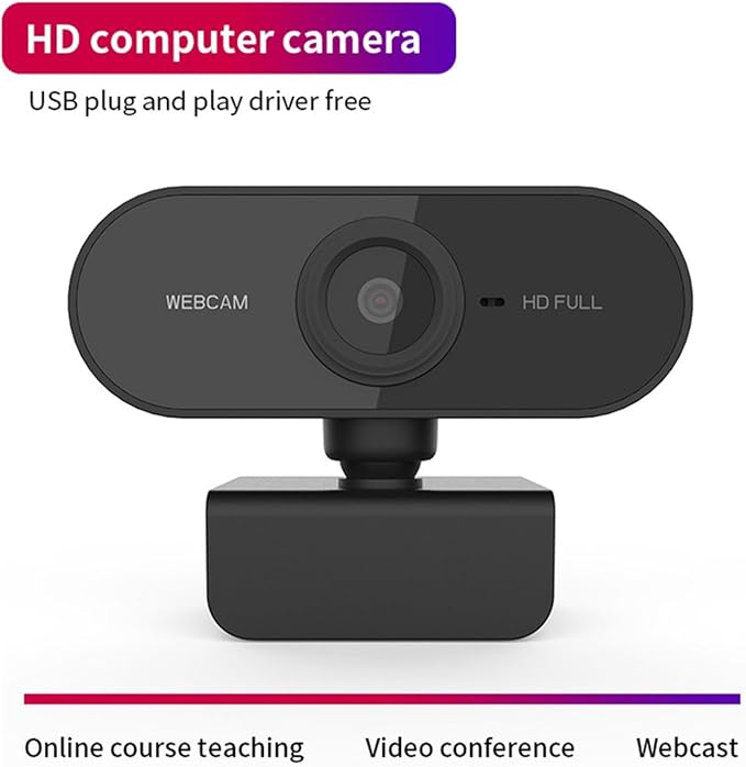 Streaming Camera 1080p HD Webcam USB Pc Camera Webcam for Pc Gaming Computer Web Cameras for Desktop Computer Accessories with Microphone,Fast Auto Focus, Rotatable Lens Gaming Stuff