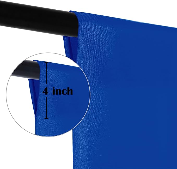 Sugargirl 10X10FT Royal Blue Backdrop Background for Photography, Photo Backdrop Royal Blue Screen Photo Booth Backdrop for Photoshoot Party Video(1 Panel)