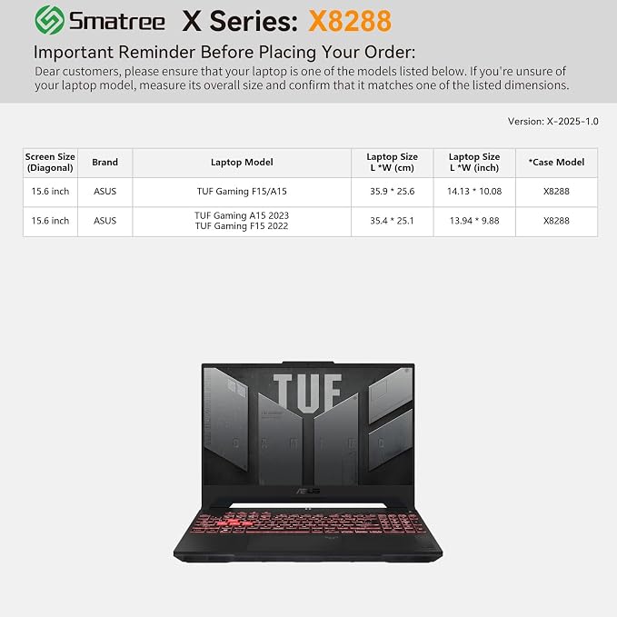 Smatree Hard EVA Protective Sleeve Bag and Case Compatible for 16 inch ASUS TUF Gaming A16 2024 FA607 Laptop, 15.6 inch TUF Gaming A15 2024/A15 2023/F15 2022/F15 2021 Carry Travel Case, Pink (X8288P)