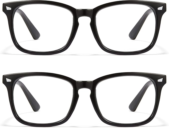 Cyxus Blue Light Glasses Men Women Reduce Eye Strain UV Blocking for Office Work Computer Screen 8082