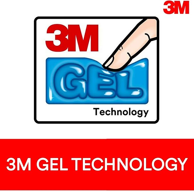 3M WR309LE Gel Wrist Rest for Keyboard Leatherette, Black