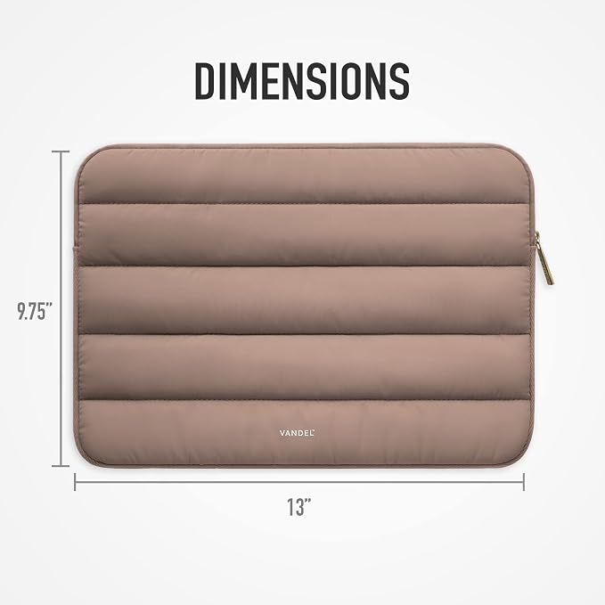 Vandel The Original Puffy Laptop Sleeve Case, 13-14 inch Laptop Sleeve Bag Case 13.3 Inch, Compatible with MacBook Air 13, Pro 14/13 iPad Pro 12.9, HP Dell ASUS, Computer Bag Cover
